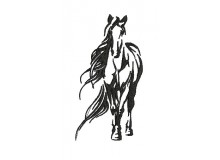 Stickdatei - Pferd Silhouette 2